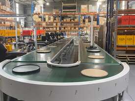 Wide Rotary Close Loop Production Conveyor System - picture0' - Click to enlarge