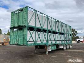 2008 Byrne Tri Axle Trailer Tri Axle Cattle Trailer - picture1' - Click to enlarge