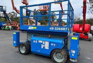 QLD ACCESS - GENIE GS3268RT Rough Terrain Scissor Lift - 7 IN STOCK NOW!