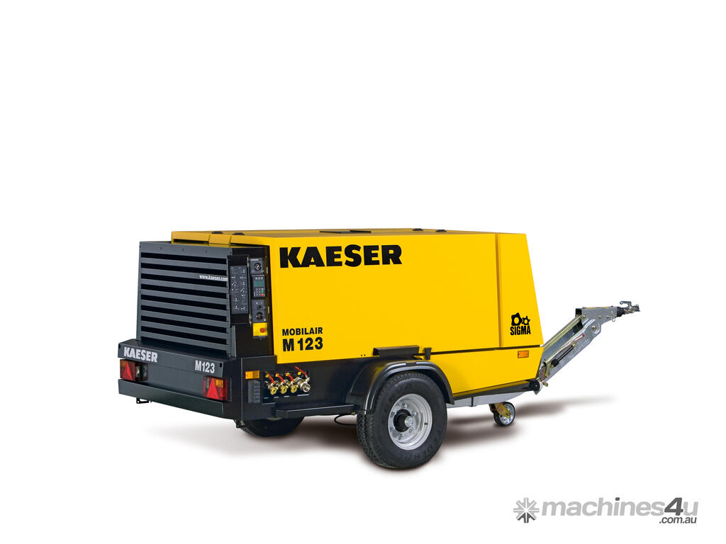 New 2023 kaeser KAESER M 123 - 125 psi 405 cfm portable screw ...