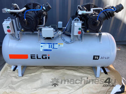 Reciprocating Compressor: ELGi TS 10 LD – 175 psi(g) | 10 HP | 32 cfm 