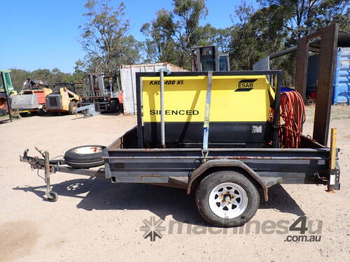 Welder generator in trailer