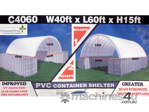 New 12m x 18m (223m2) Container Shelter Workshop Igloo Dome