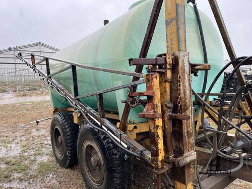 Custom Fabricated Dual Axle Spray Trailer