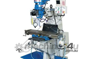 BM-23A Industrial Turret Milling Machine Table Travel: (X) - 585mm (Y) - 295mm (Z) - 400mm Includes