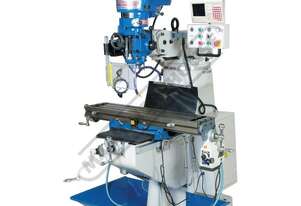 Industrial Turret Milling Machine BM-23A Table Travel: (X) - 585mm (Y) - 295mm (Z) - 400mm Includes