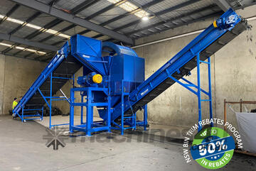 Wastepac 2-shaft Car Tyre Shredder System
