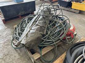 Assorted Air Hoses, Garden Hoses & Hose Reel - picture0' - Click to enlarge