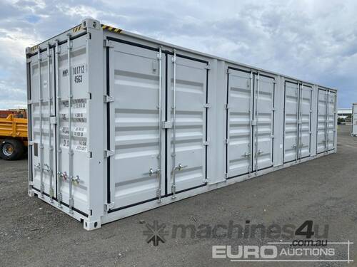 40' High Cube Multi 4 Door Container