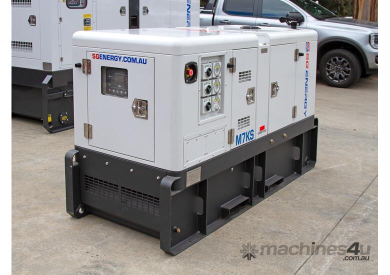 caption SG ENERGY – KUBOTA 7kVA INDUSTRIAL THREE PHASE GENERATOR
