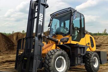 XHD50 5 Ton 4WD Articulated All-Terrain Forklift