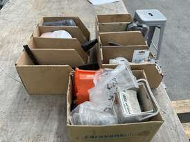 3x Boxes of Assorted Nails and Screws, Sanding Disks, Wrenches and Drill Bits - picture2' - Click to enlarge