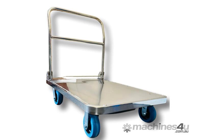 caption Stainless Steel Heavy Duty Platform Trolley 1-Tonne 900x600mm