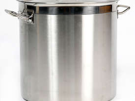 71L COMMERCIAL STAINLESS STEEL STOCK POT - picture0' - Click to enlarge