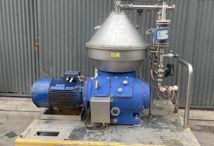 ALFA-LAVAL VNPX 510 SGD34G-50 WINE CLARIFIER CENTRIFUGE 6240rpm 316SS 22kW SKID