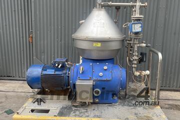 ALFA-LAVAL VNPX 510 SGD34G-50 WINE CLARIFIER CENTRIFUGE 6240rpm 316SS 22kW SKID ALFA-LAVAL VNPX 510 SGD34G-50 WINE CLARIFIER CENTRIFUGE 6240rpm 316SS 22kW SKID
