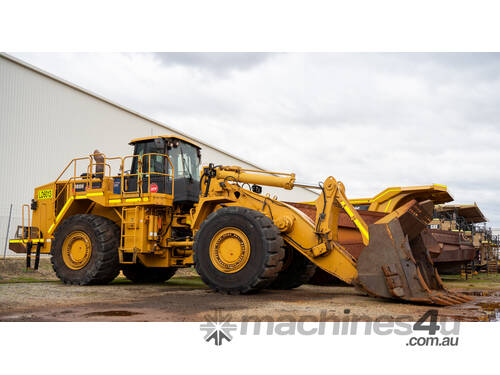 caption 2011 Caterpillar 988H Wheel Loader High-Lift - Mine Spec, Fire Suppression, >1000 Hours on Engine