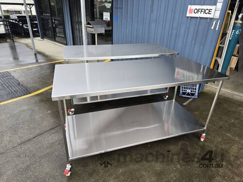 Premium Custom Stainless Steel Bench | 2000mm x 900mm | Heavy-Duty & Mobile