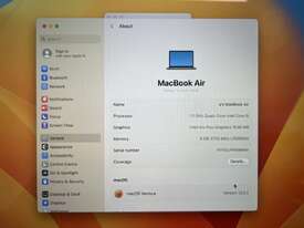 2020 Apple MacBook Air - No Charger - picture2' - Click to enlarge