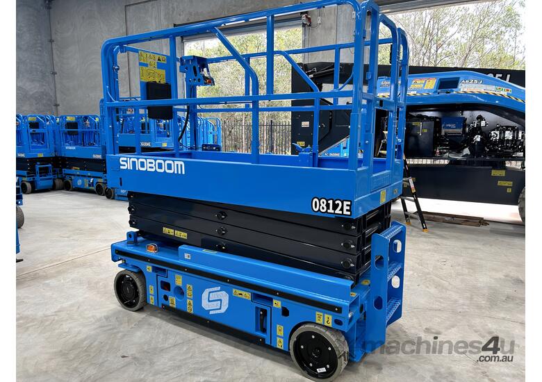 Sinoboom 8m Electric Scissor Lift 0812E - Quiet Operation for Indoor Use