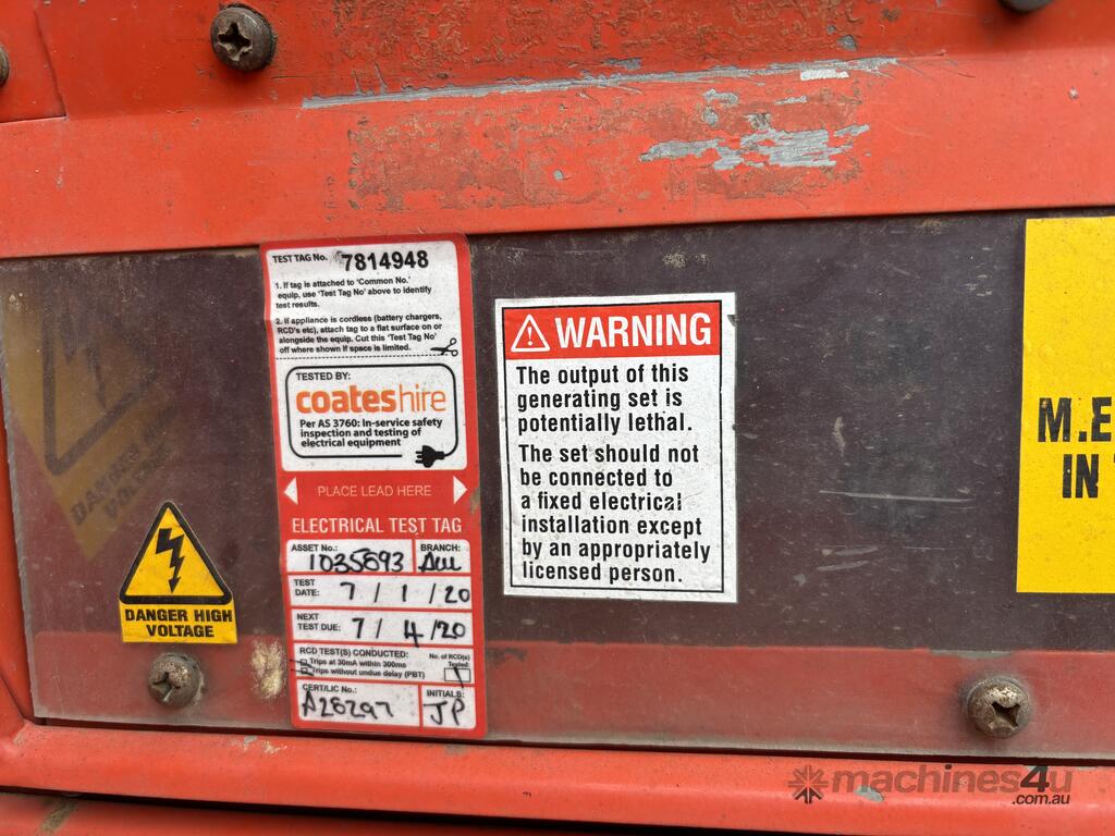 Buy Used Kubota GMS20KS Kubota GMS20KS Generator Trailer Trailers in