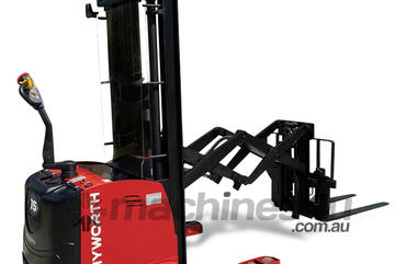 HYWORTH 1.5T Double Deep Walkie Reach Stacker Forklift for  