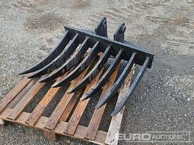 Rake to suit 5-8T Excavator  - picture0' - Click to enlarge