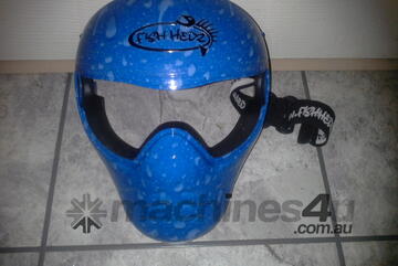 Save Phace Jet Ski Face Mask Bold Blue Droplets for All Riders