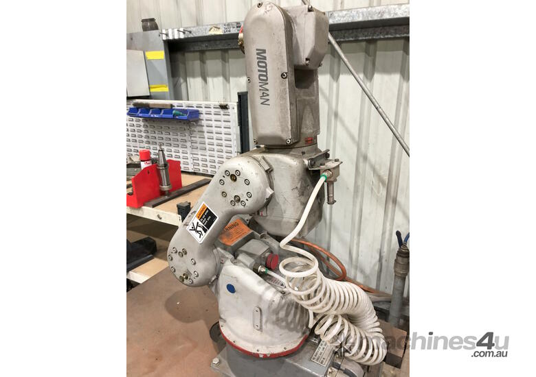 caption MUST SELL, **Motoman MRCII SV3 - High-Speed Robot Arm with Advanced Control Features