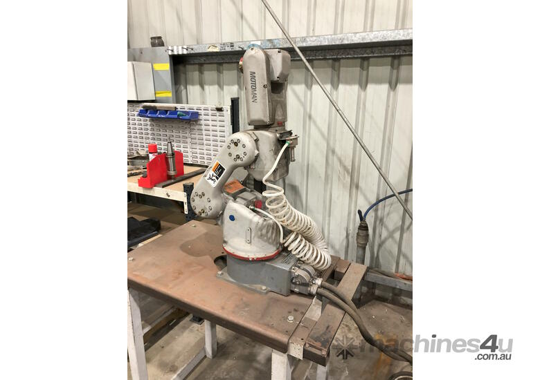 caption MUST SELL, **Motoman MRCII SV3 - High-Speed Robot Arm with Advanced Control Features