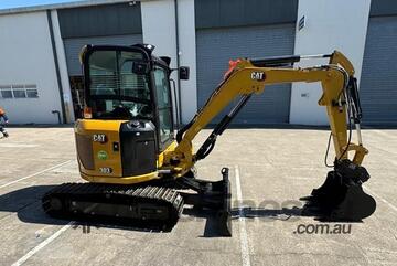 2024 Caterpillar 303CR Mini Excavators, Straight Hitch Spec and Buckets Included!