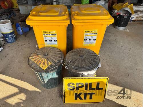 caption QTY OF SPILL KITS & PLANT NAPPY'S