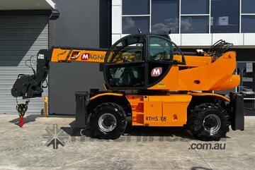   Magni 50.18 Rotational Telehandler with 1378hrs, Pallet Forks & Carriage Mounted Winch