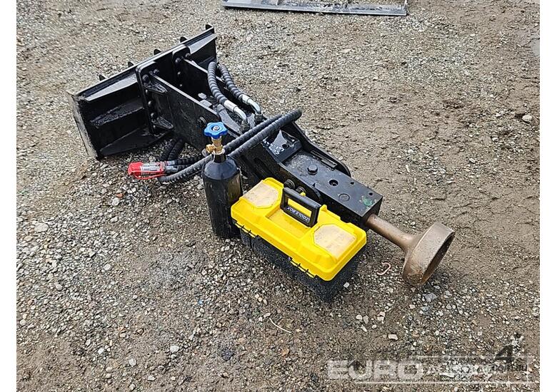caption Unused Captok Post Driver to suit Mini Skidsteer Loader