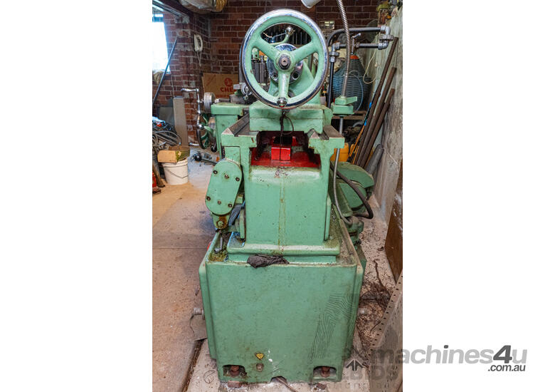caption 1960 Circa Stanko 1A616 Lathe with Accessories & Steel Tool Cabinet