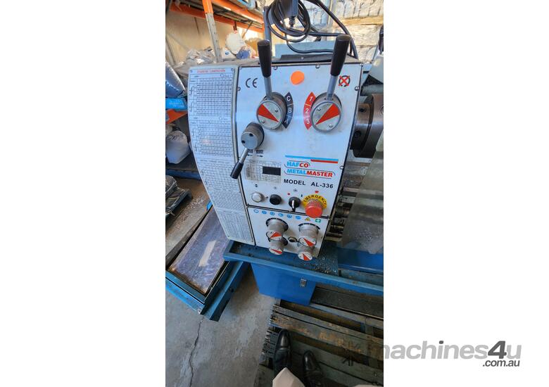 caption HAFCO AL-336D Lathe