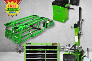 Hammerhead 2.5T Quicklift Car Jack + Tyre Changer + Wheel Balancer + 42