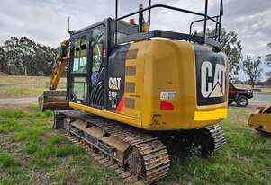 2017 CATERPILLAR 313FL EXCAVATOR WITH TILT HITCH & TRIMBLE GPS SYSTEM