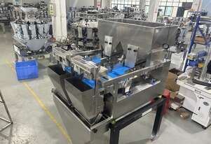 Single Lane Dimple Plated Bag Clamp vibratory Feed Linear Weigher IP65 Washdown + Magnet bar