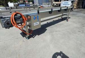 Intralox Belt Conveyor, 300mm W x 3730mm L x 760mm H