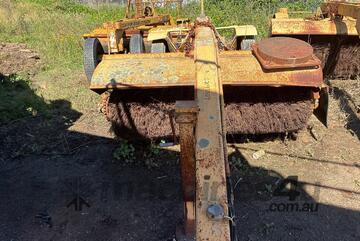 Homemade Trailer Mounted Broom