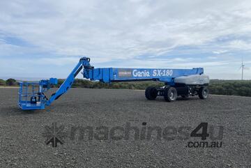 Genie SX 180H straight boom lift with fly
