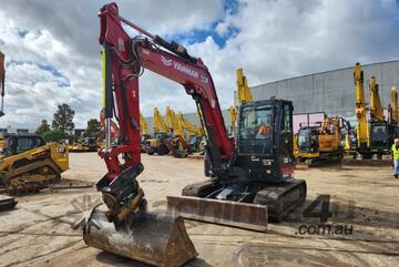 2022 YANMAR VIO80 8T EXCAVATOR (M927) WITH TILT HITCH, BUCKETS AND 1980 HOURS
