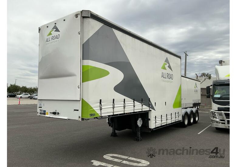 2022 Vawdrey VB S3 Tri Axle Double Drop Curtainside A Trailer