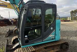 Kobelco SK75SR-3 Excavator with Offset Boom