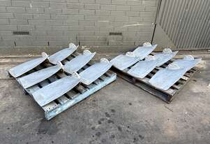 Set of 6 Howden 1200/2260 suit 250kw fan S3208 Aluminium Axial FAN Blades f288a