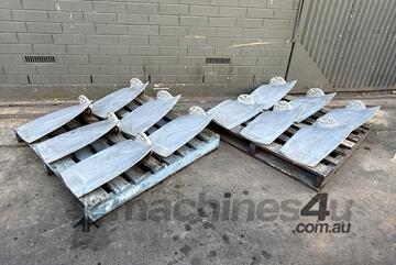 Set of 6 Howden 1200/2260 suit 250kw fan S3208 Aluminium Axial FAN Blades f288a