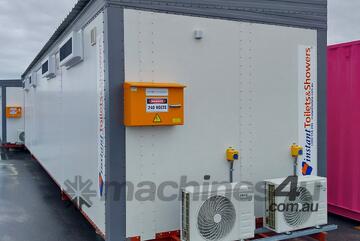   12X3M MF TOILET BLOCK WITH CLEANERS/STORE SEWER CONNECT REGION D2 (6925)