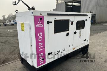 Duetz 2019   DPS110DG Generator