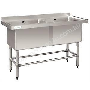 Stainless Steel Deep Pot Double Sink DN761 Vogue-